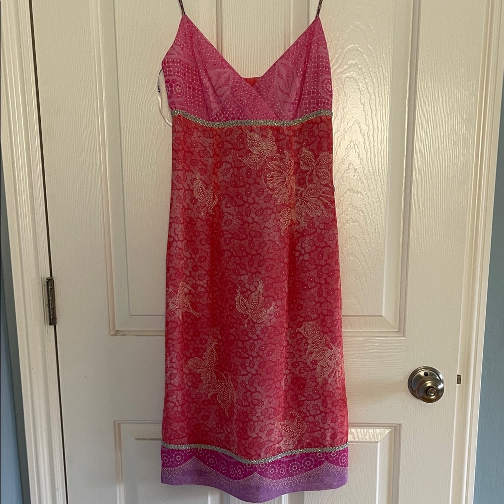 ABS - Allen B. By Allen Schwartz Pink and Purple Chemise